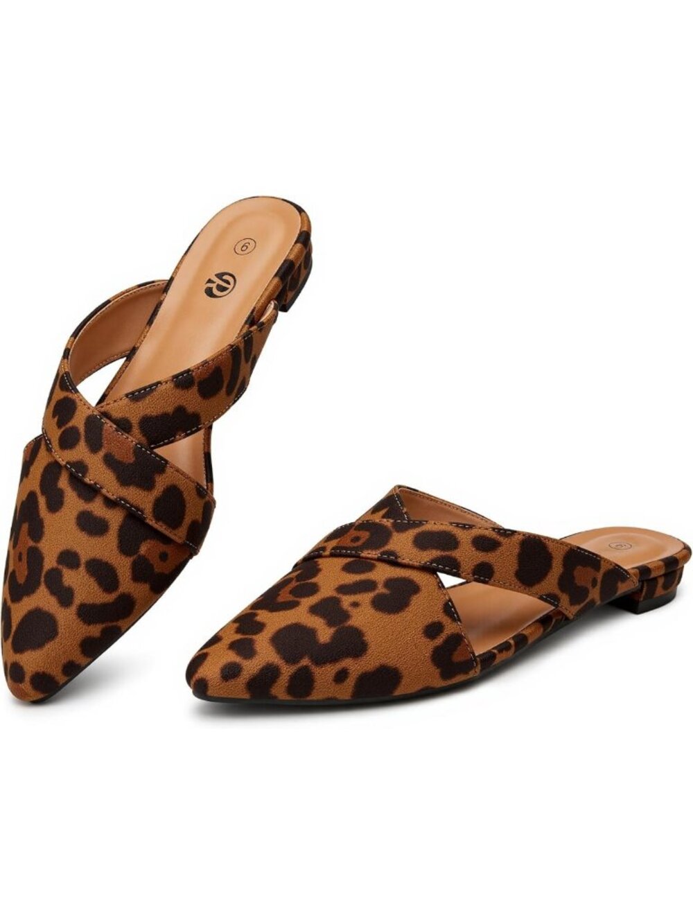 Chic Women's Backless Mules - Pointed Toe Flats Loafers for Stylish Comfort